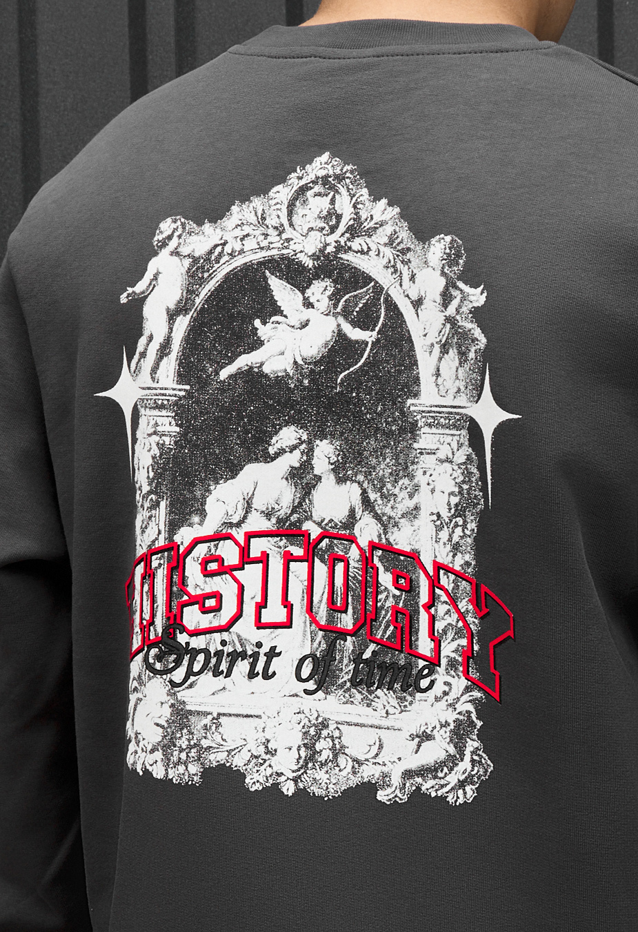 Bluza Staff history dark gray