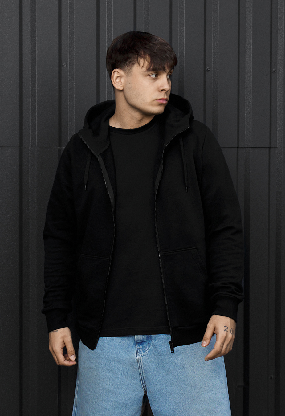 Bluza Staff di zip black