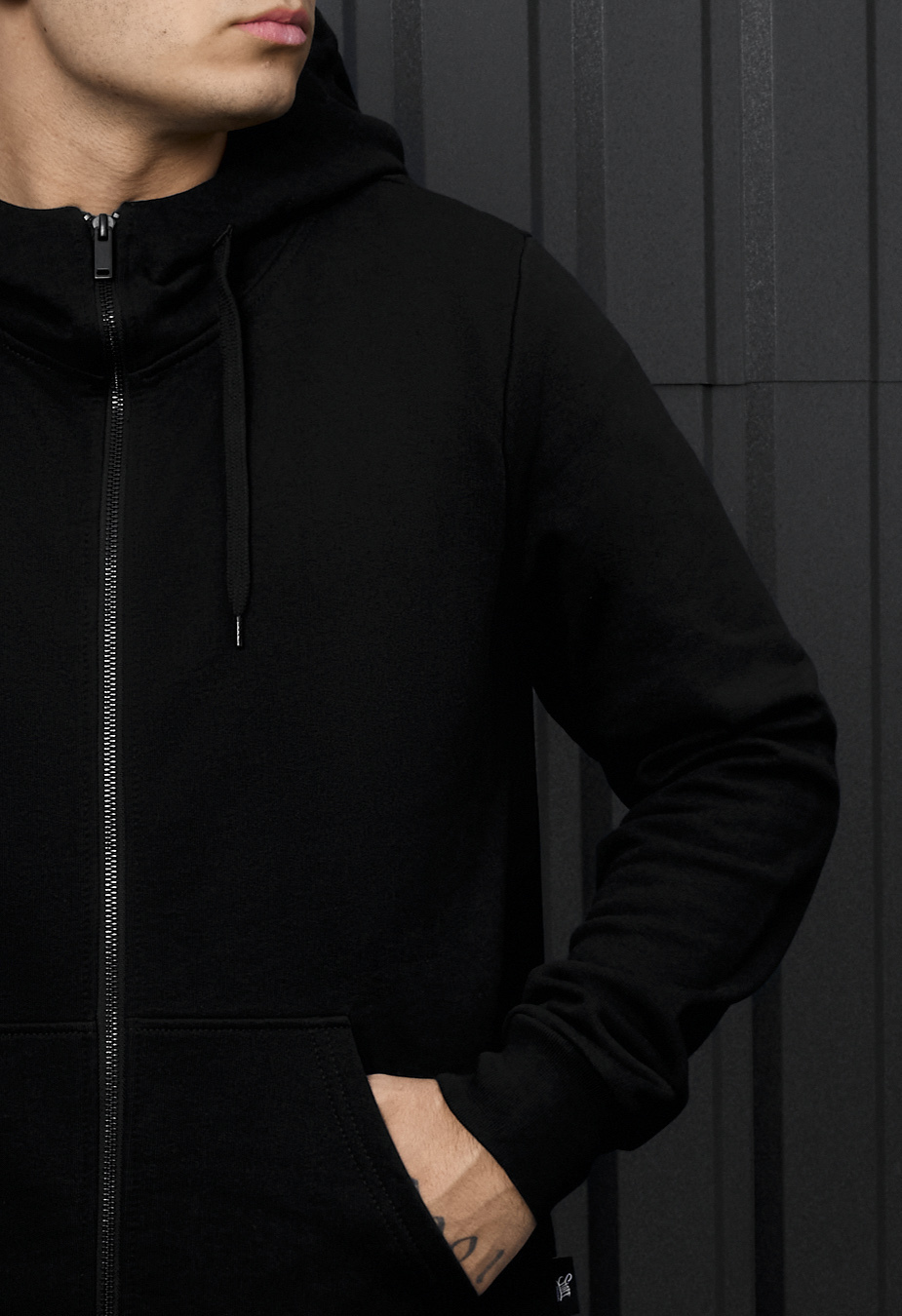 Bluza Staff di zip black