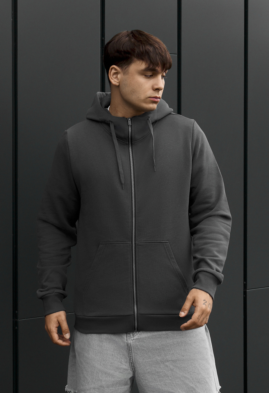 Bluza Staff di zip gray