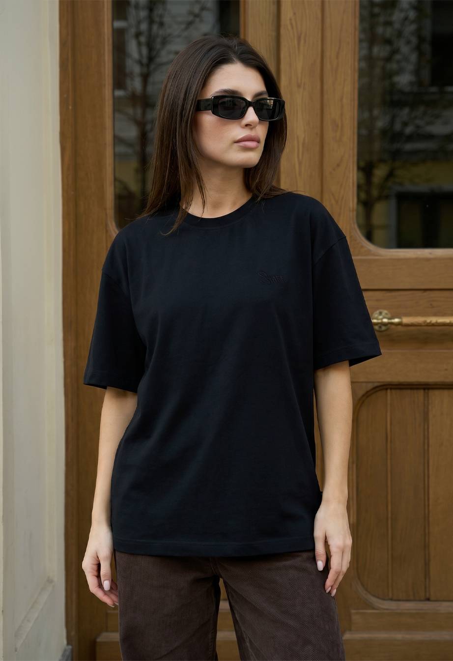 Koszulka Staff logo black oversize