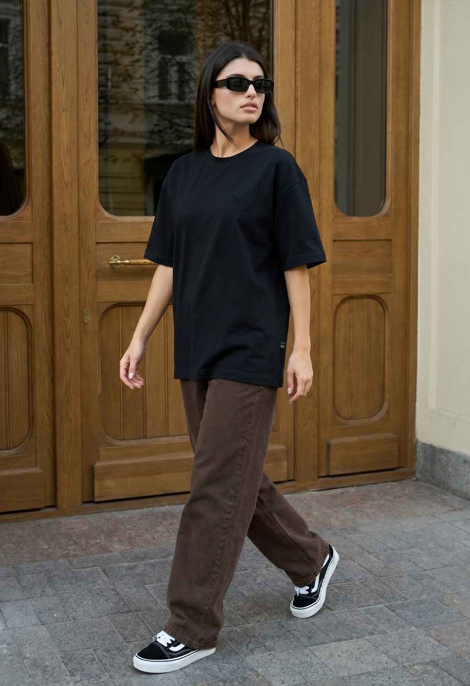 Koszulka Staff logo black oversize