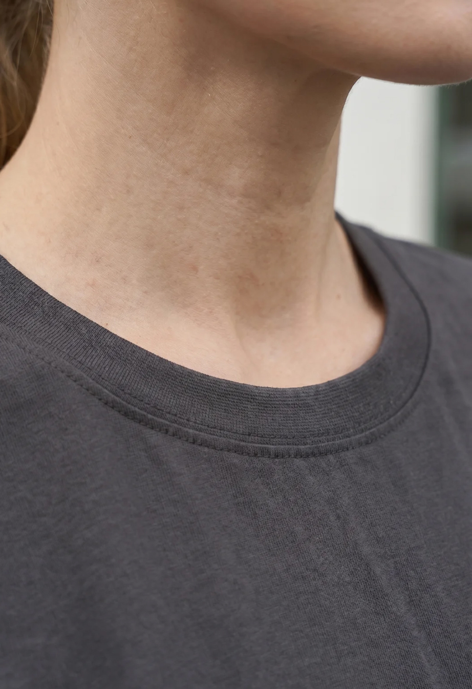 Koszulka Staff logo dark gray oversize
