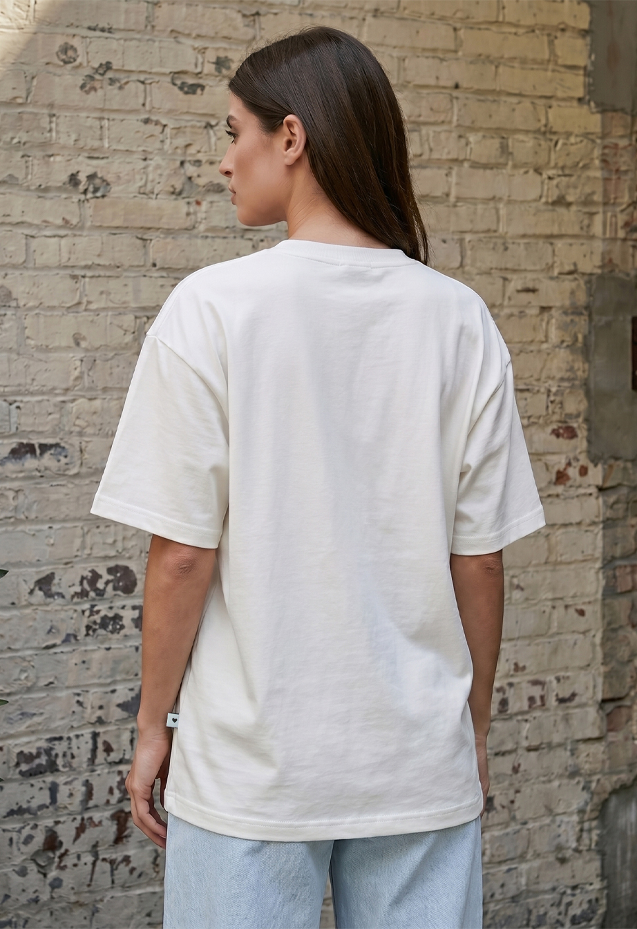 Koszulka Staff logo white oversize