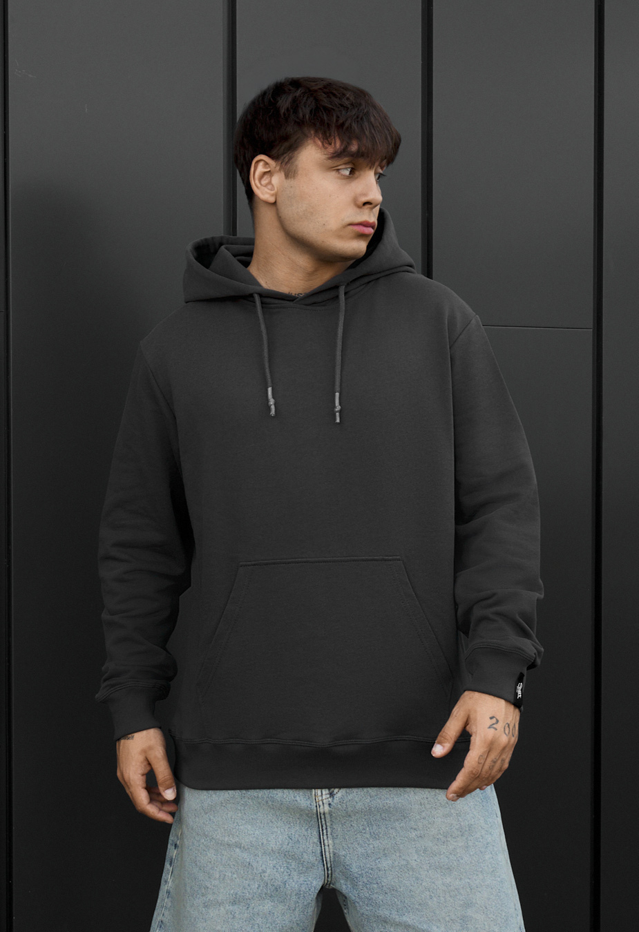 Bluza Staff basic dark gray