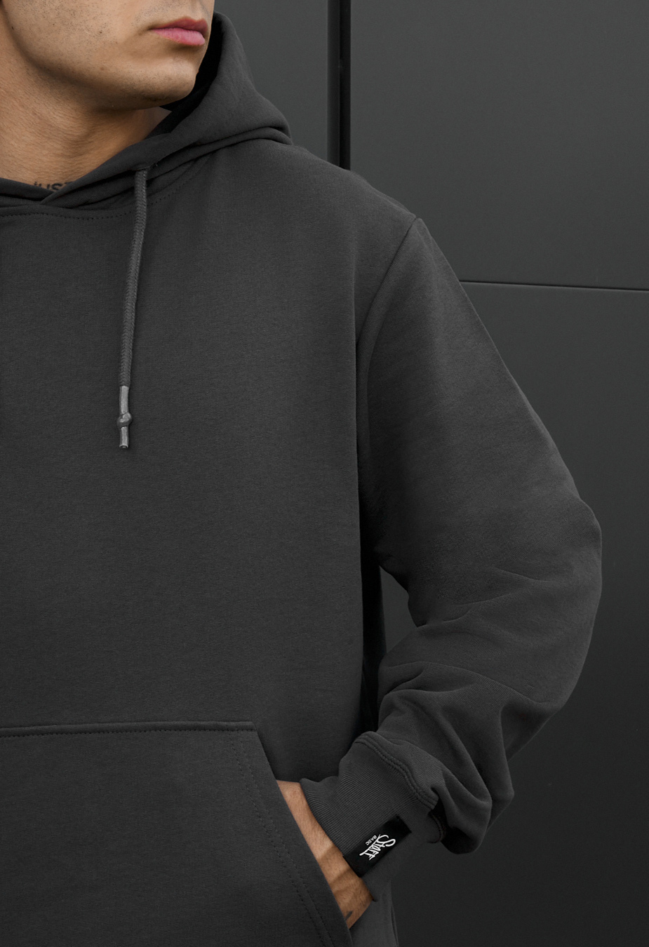 Bluza Staff basic dark gray