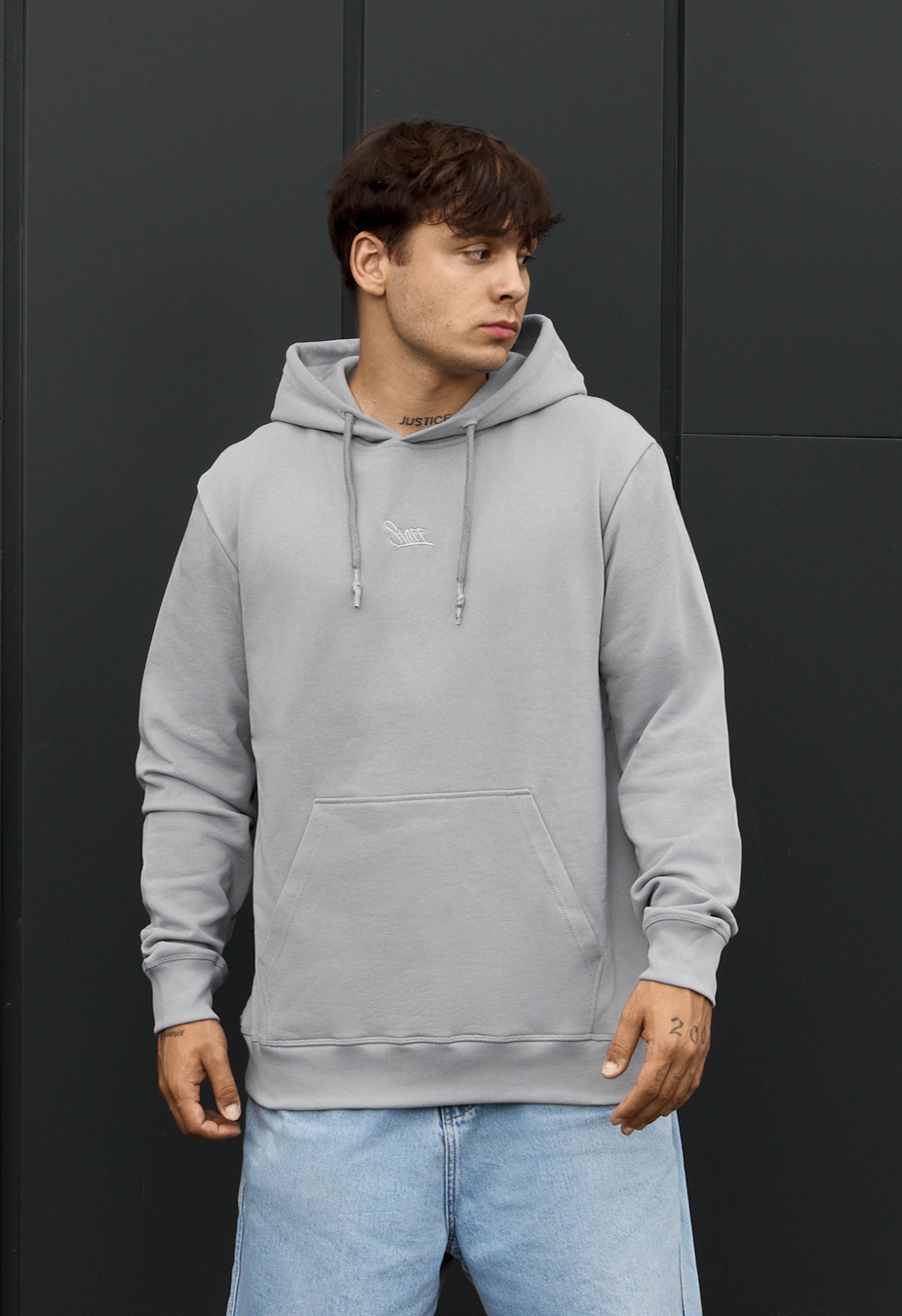 Bluza Staff logo light gray