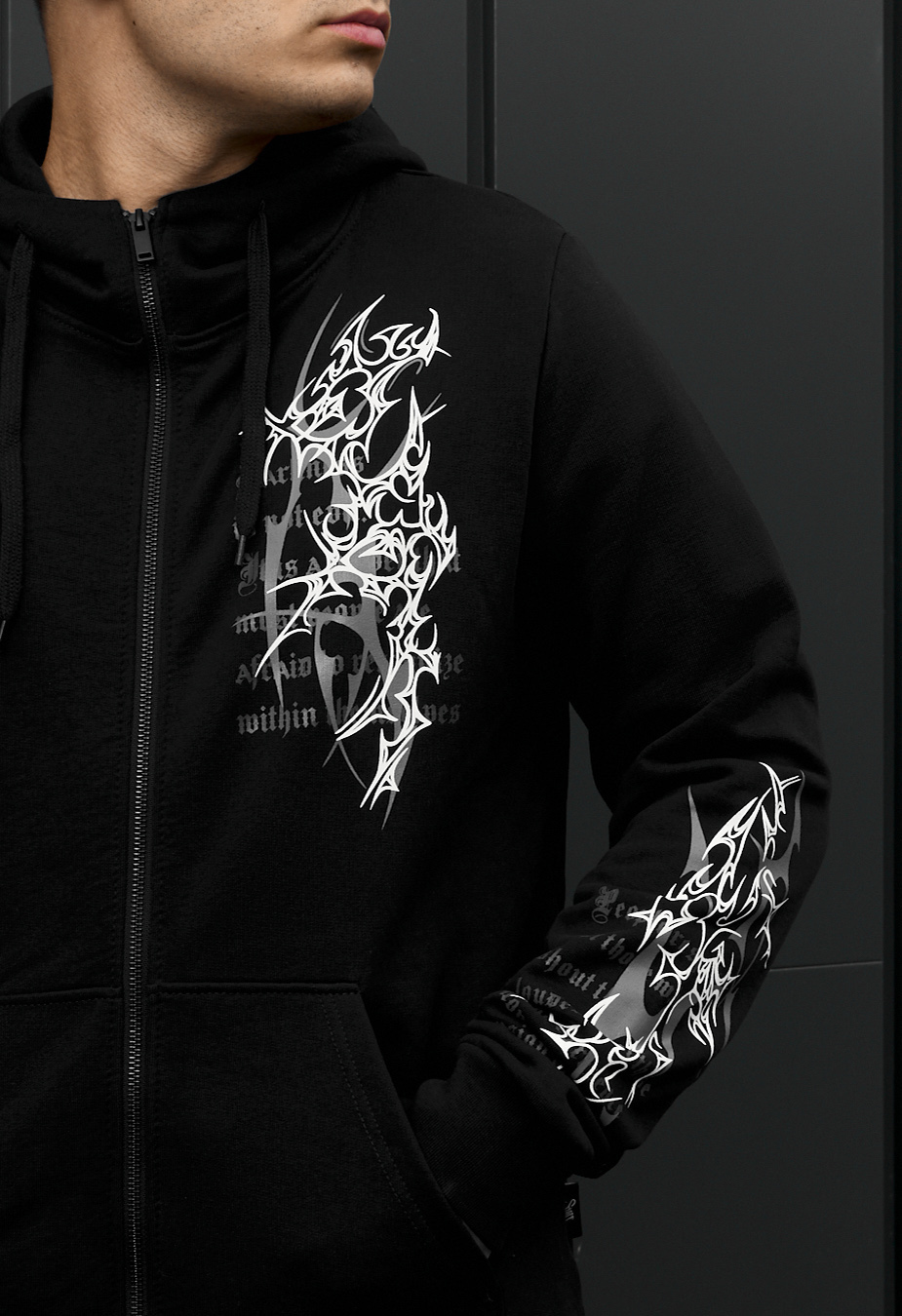 Bluza Staff di zip tribal reflective