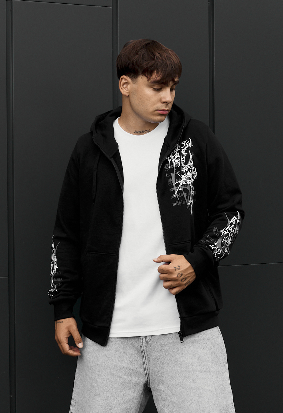 Bluza Staff di zip tribal reflective
