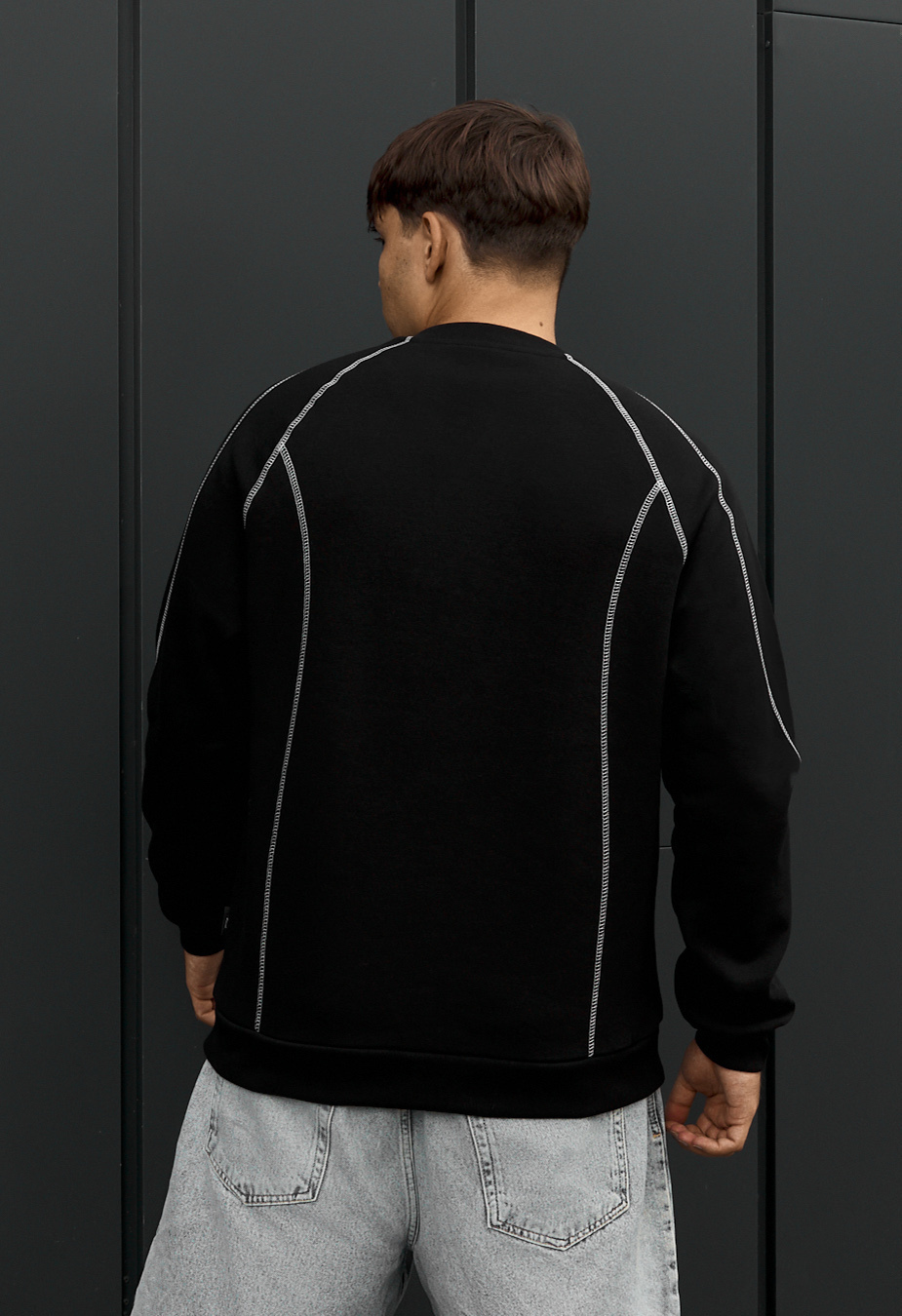Bluza Staff black logo fleece
