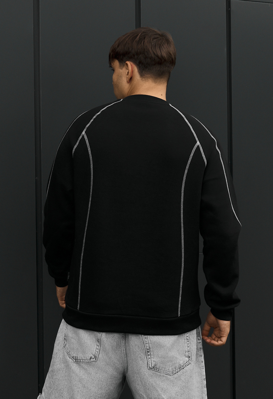 Bluza Staff black logo fleece