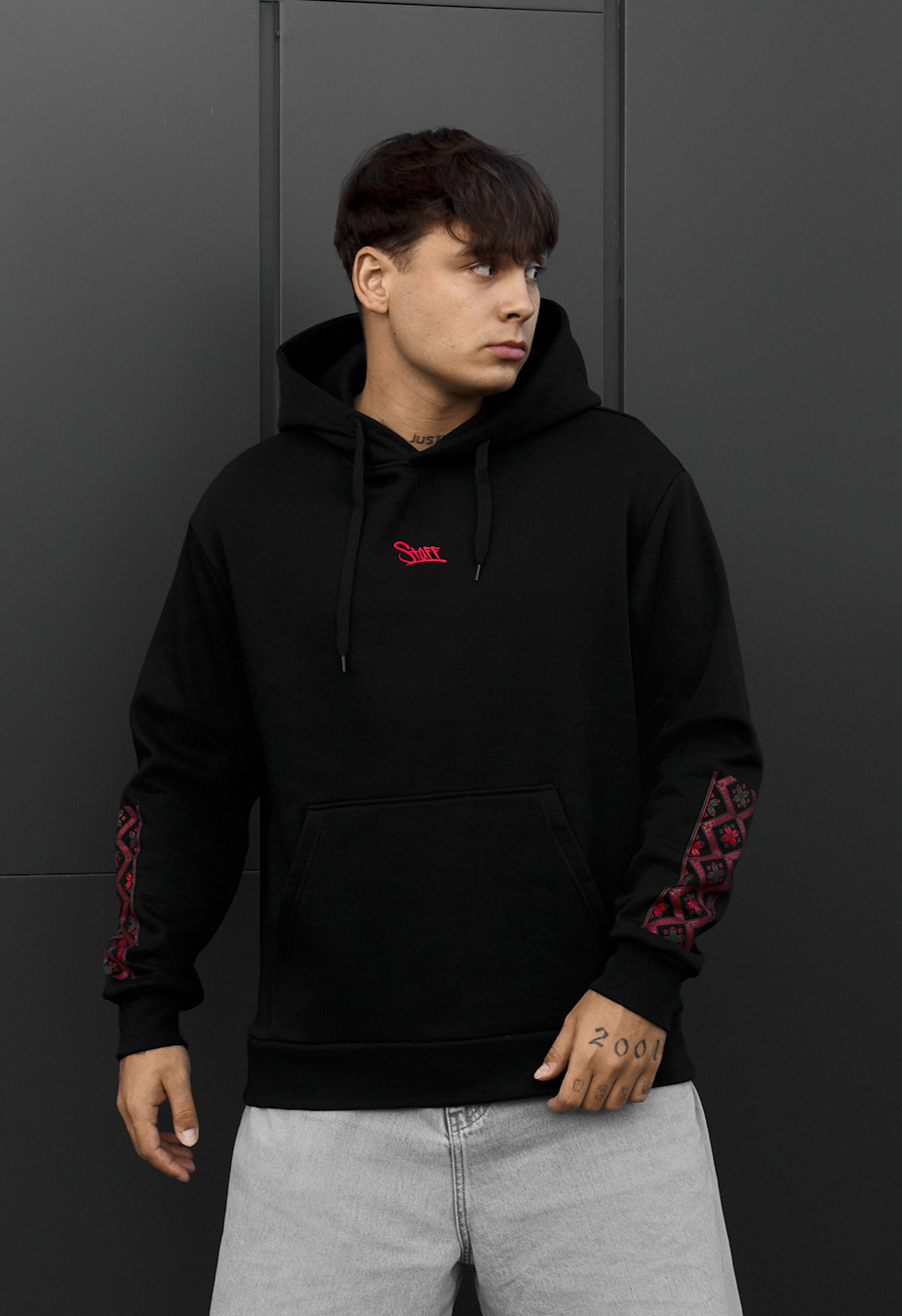 Bluza Staff logo & ethno fleece