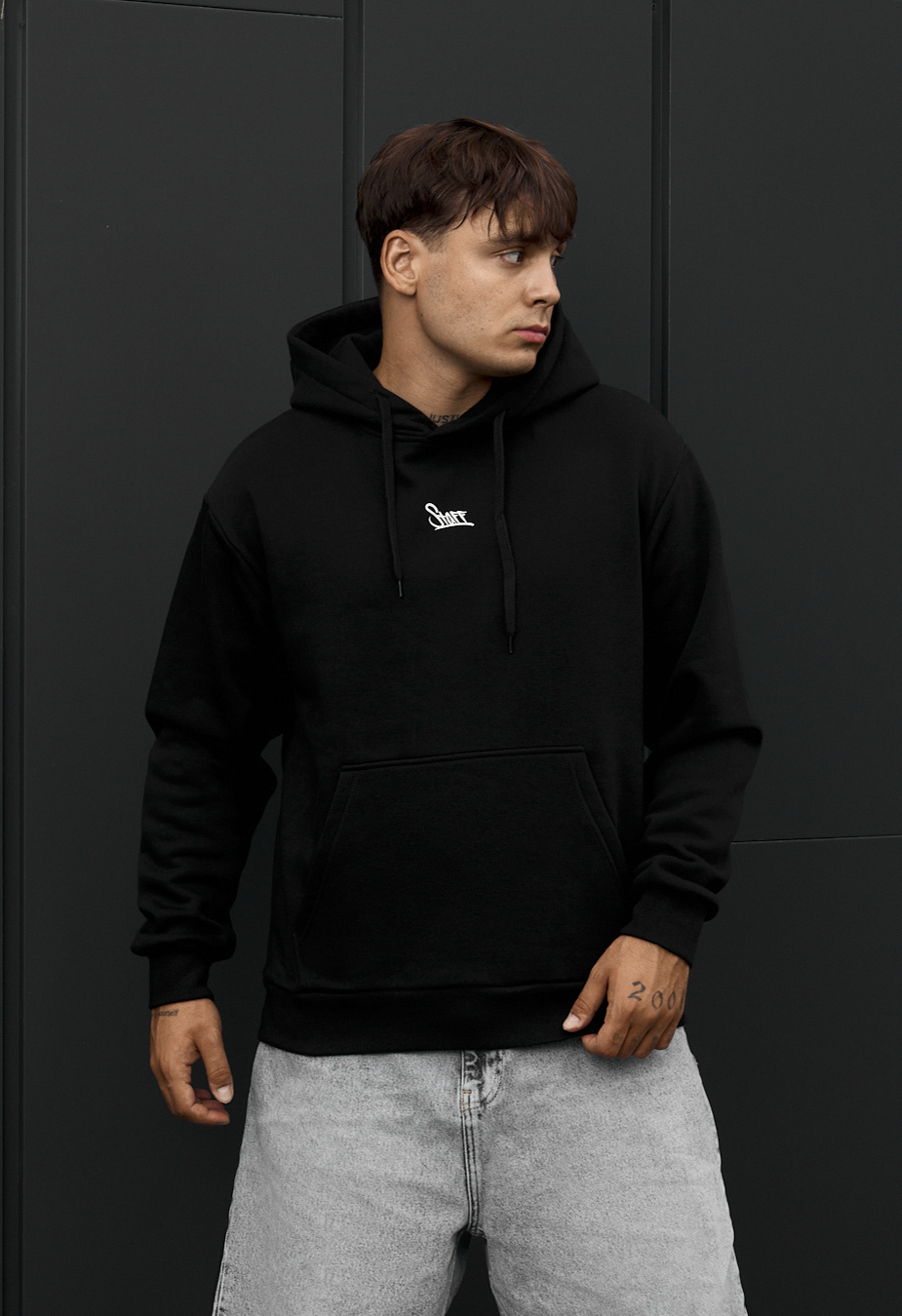Bluza Staff logo & birds oversize fleece