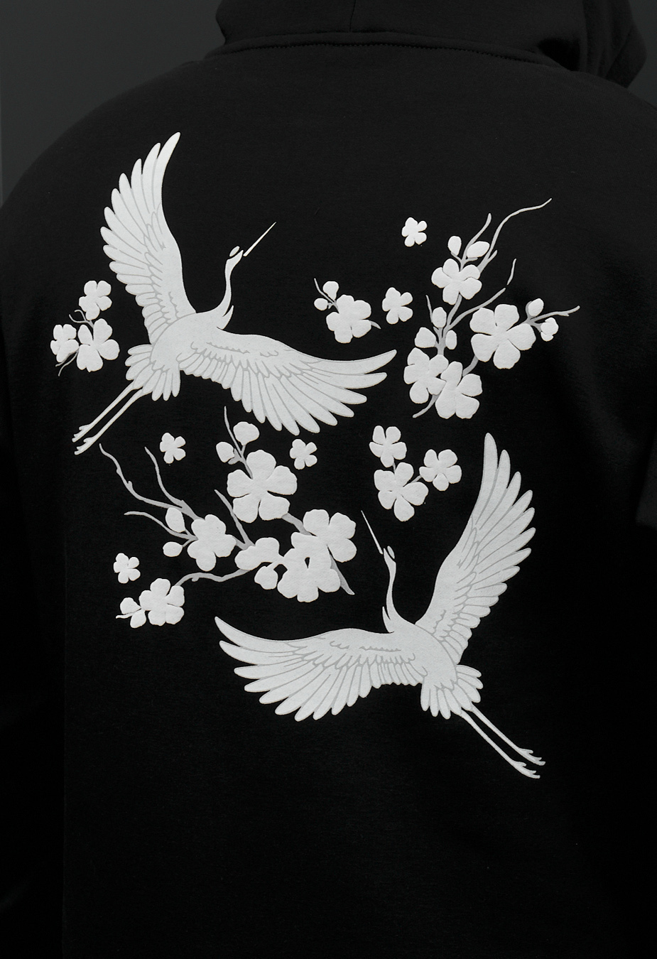 Bluza Staff logo & birds oversize fleece
