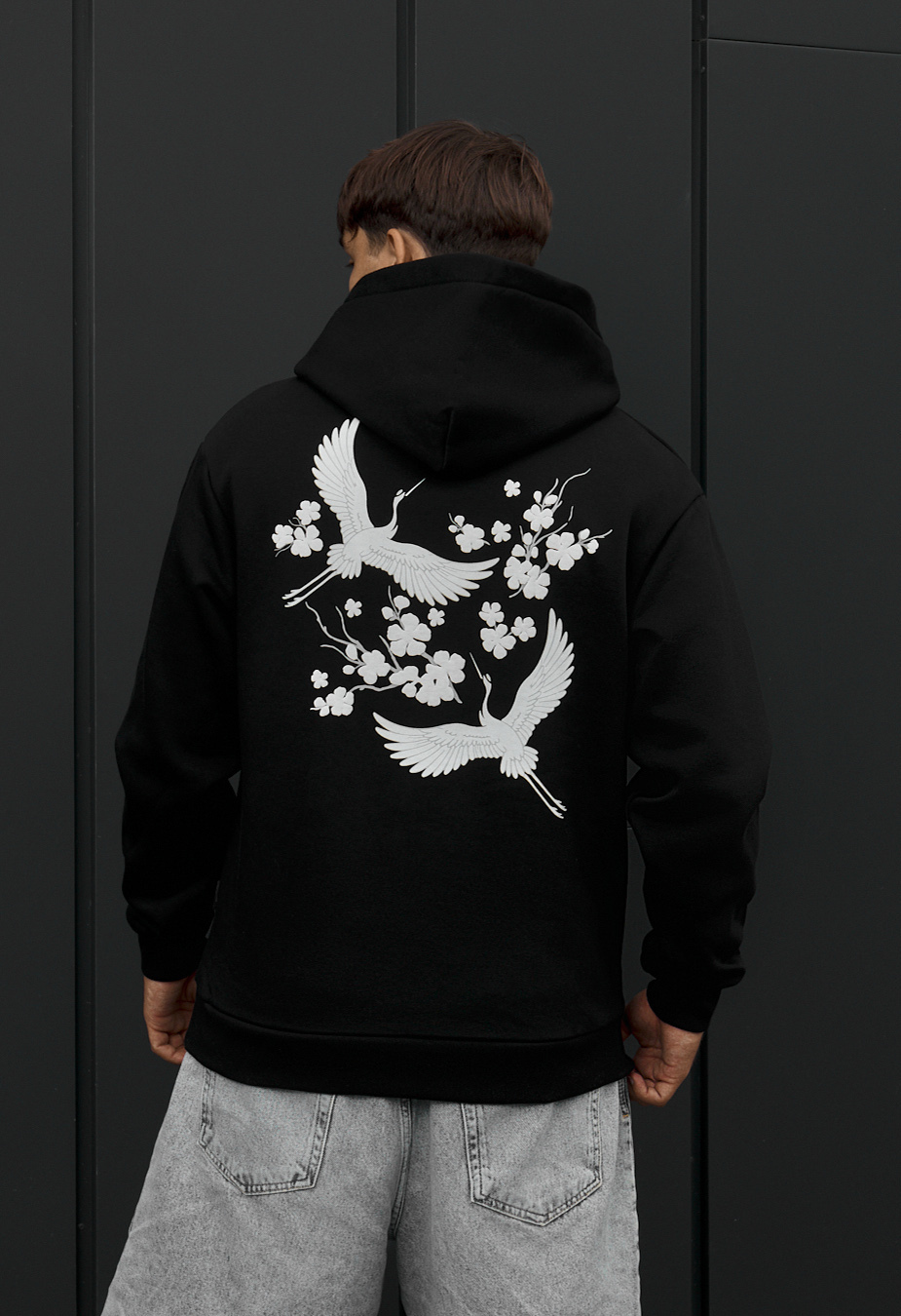 Bluza Staff logo & birds oversize fleece