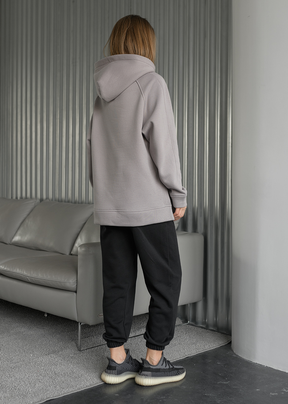 Bluza Staff gray oversize fleece