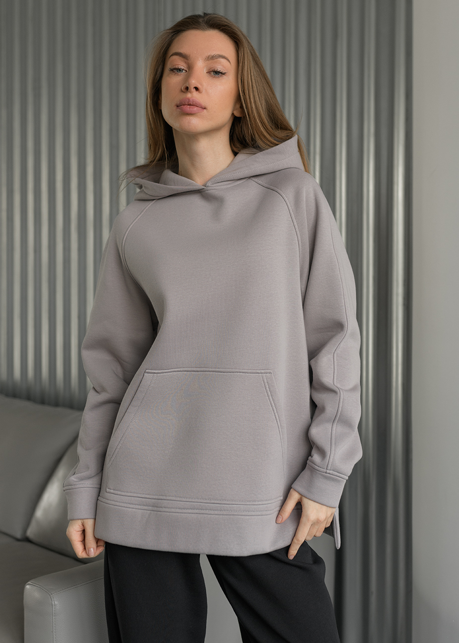 Bluza Staff gray oversize fleece