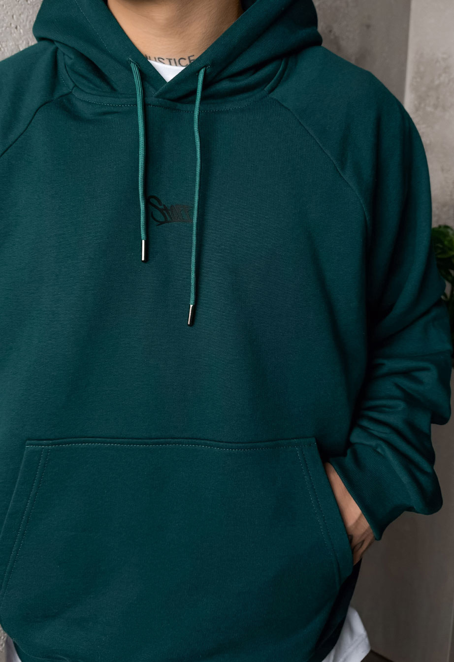 Bluza emerald logo oversize