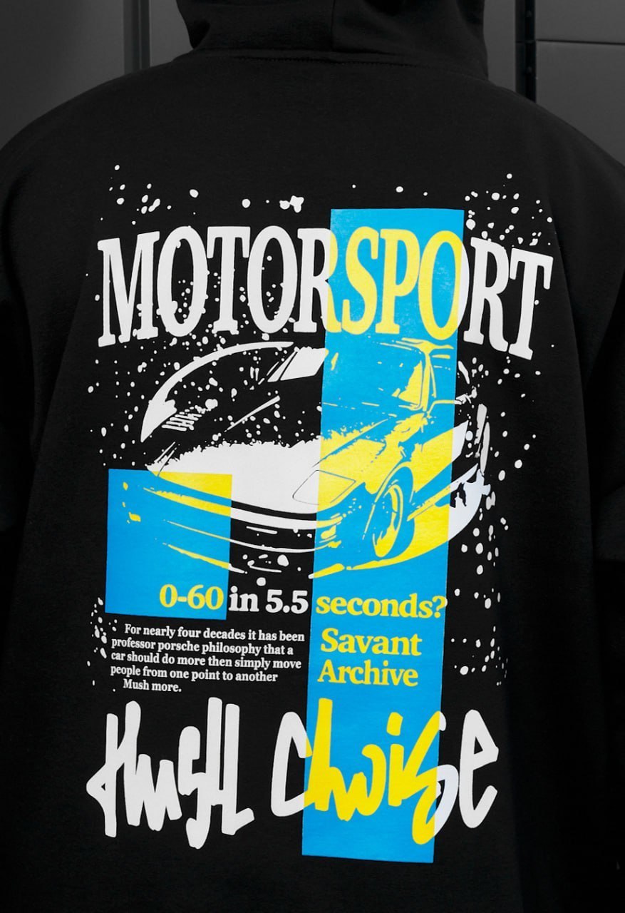 Bluza Staff x Husll motorsport oversize fleece