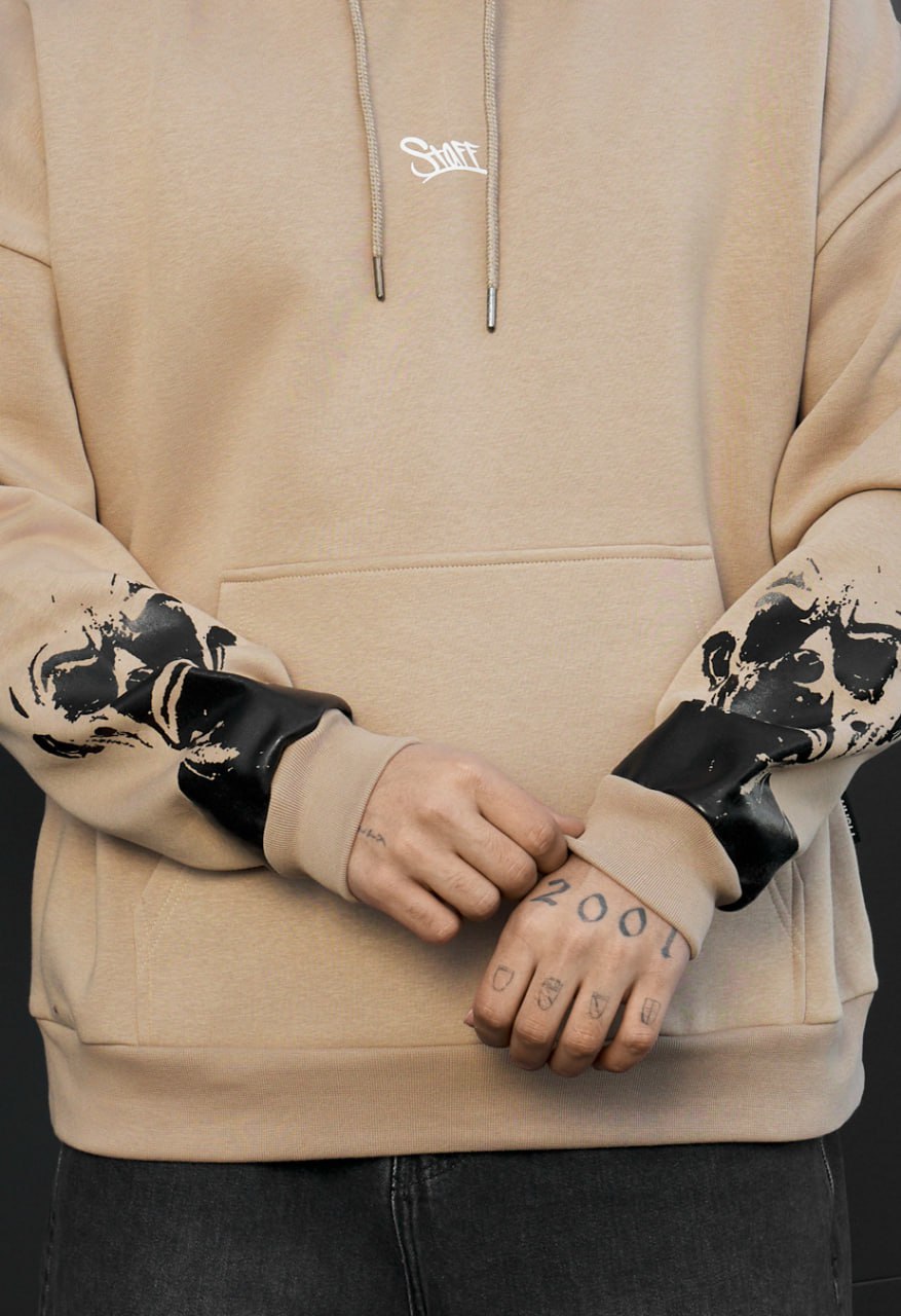 Bluza Staff x Husll not a joke oversize fleece