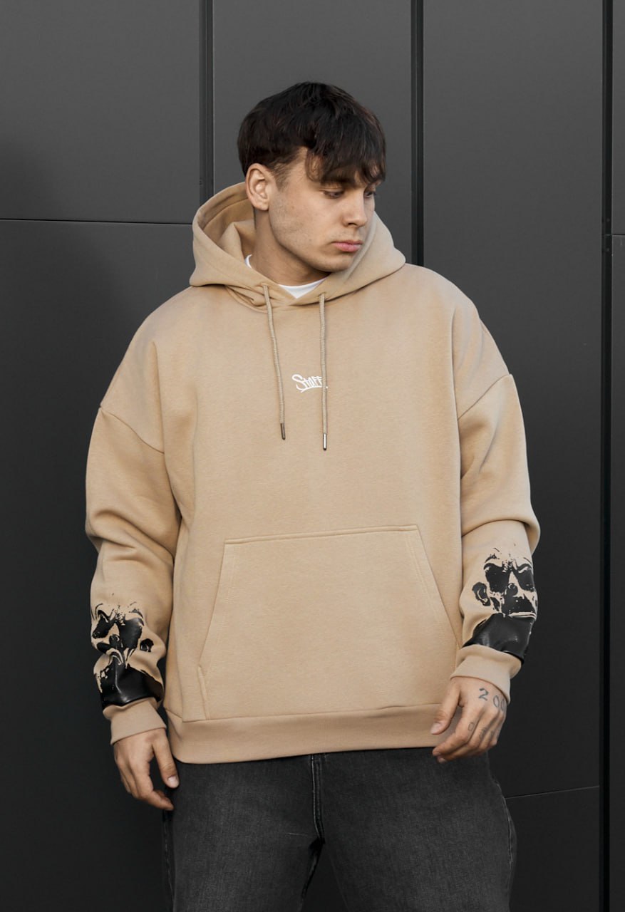 Bluza Staff x Husll not a joke oversize fleece