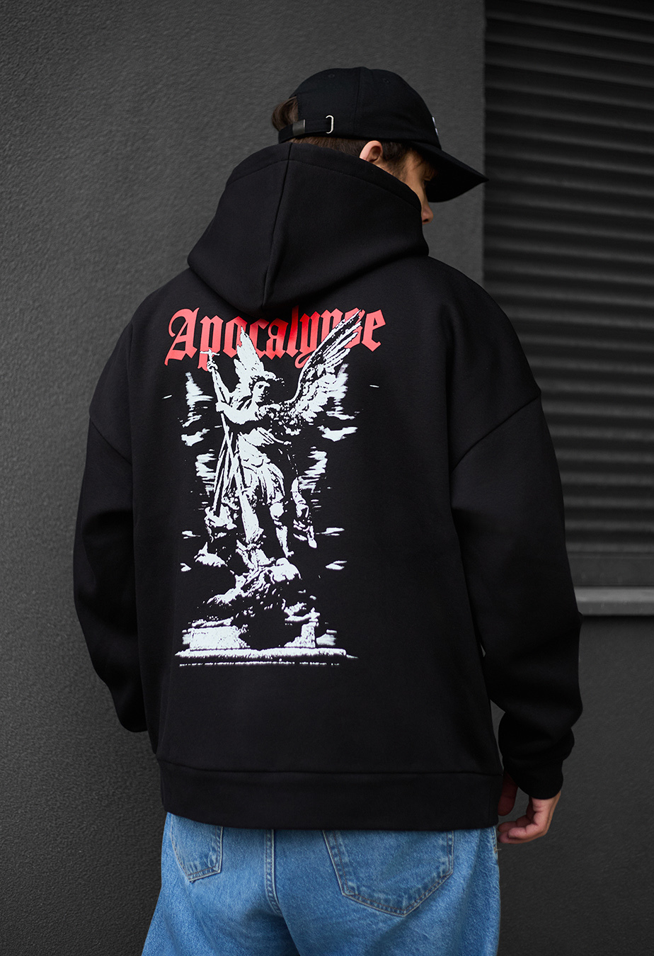 Bluza z kapturem Staff apocalypse oversize fleece