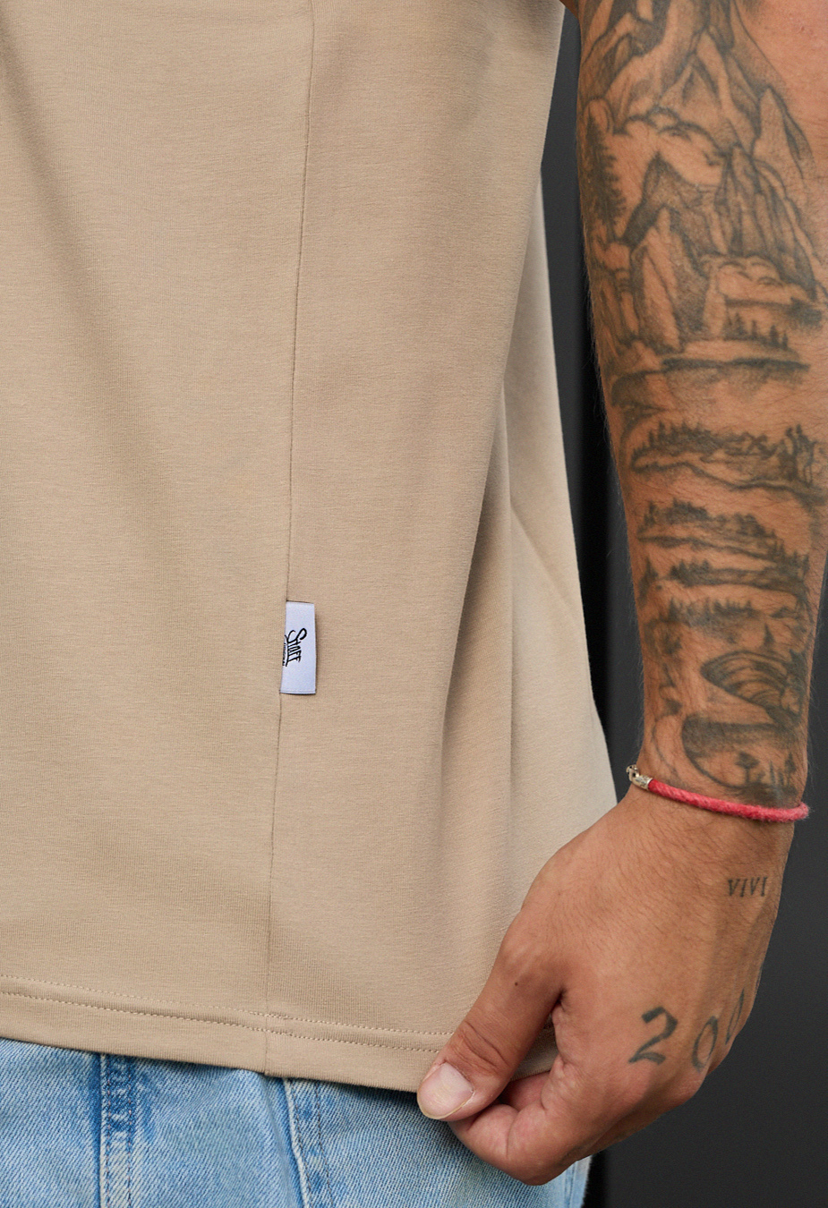 Koszulka Staff light brown basic