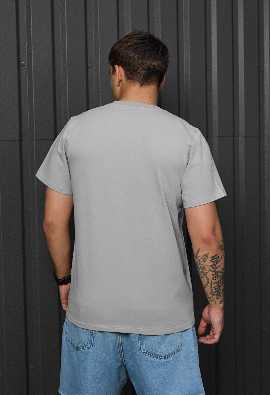 Koszulka Staff light gray basic