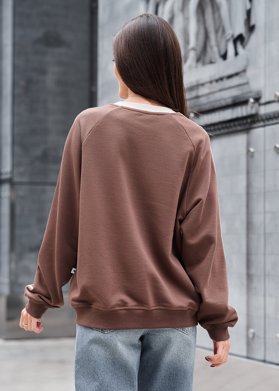 Bluza Staff freedom brown oversize