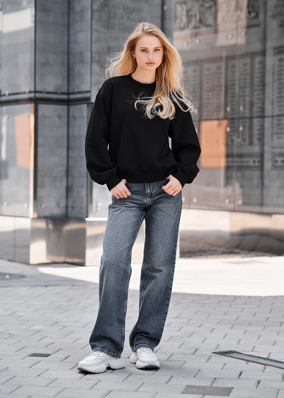 Bluza Staff s black oversize