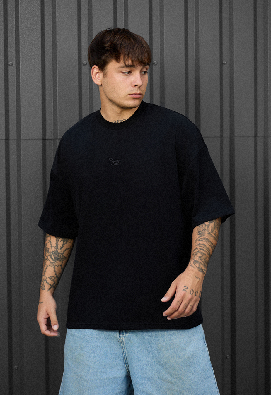 Koszulka Staff black logo oversize