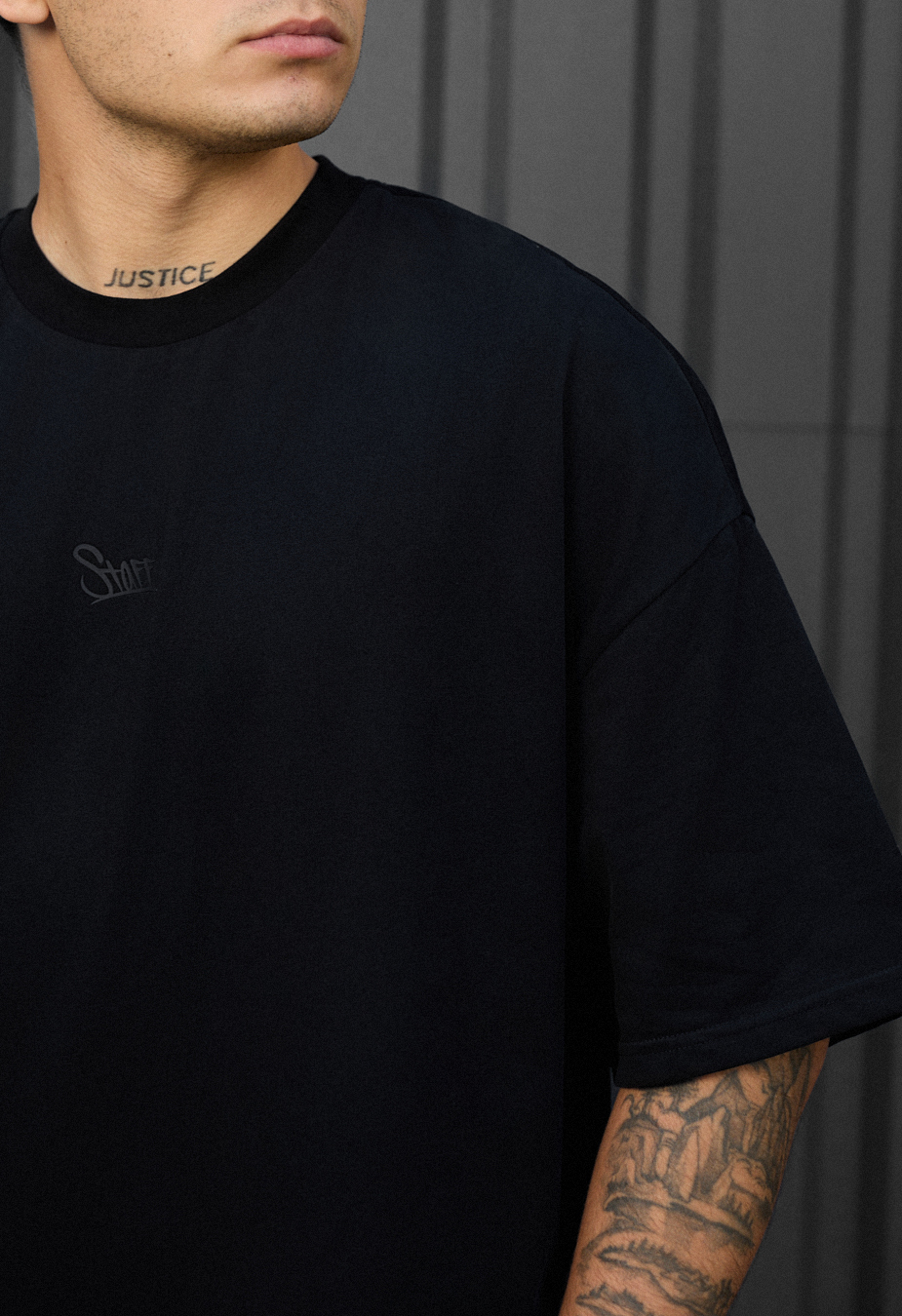 Koszulka Staff black logo oversize