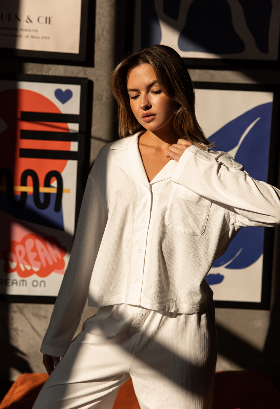 Piżama Staff sv white