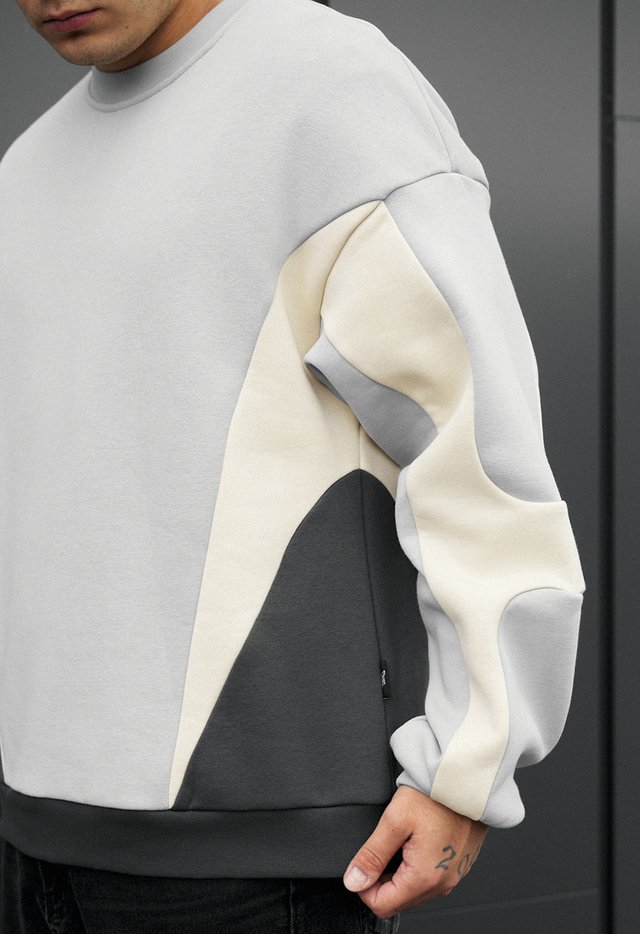 Bluza Staff mix2 oversize fleece