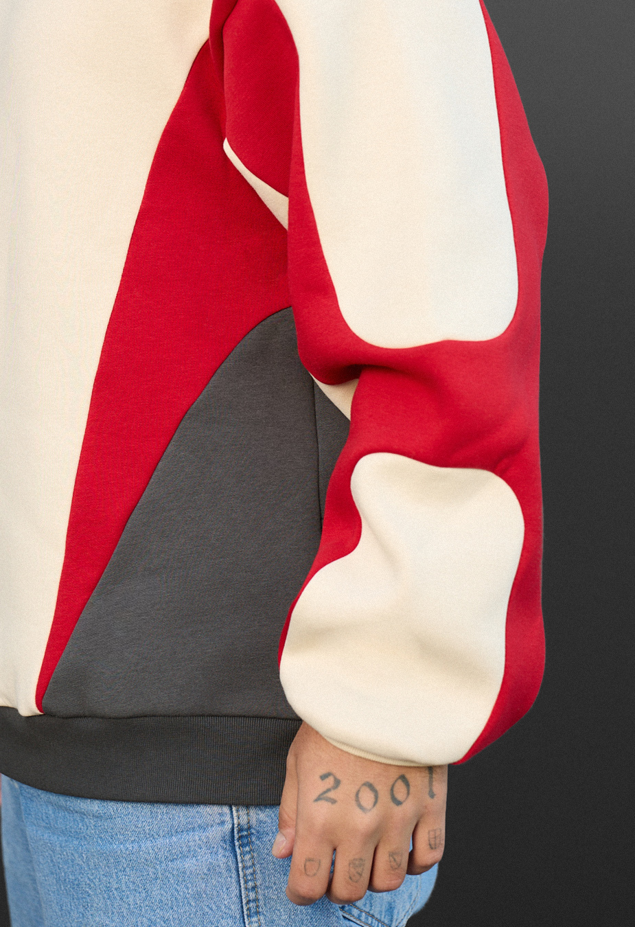 Bluza Staff mix oversize fleece
