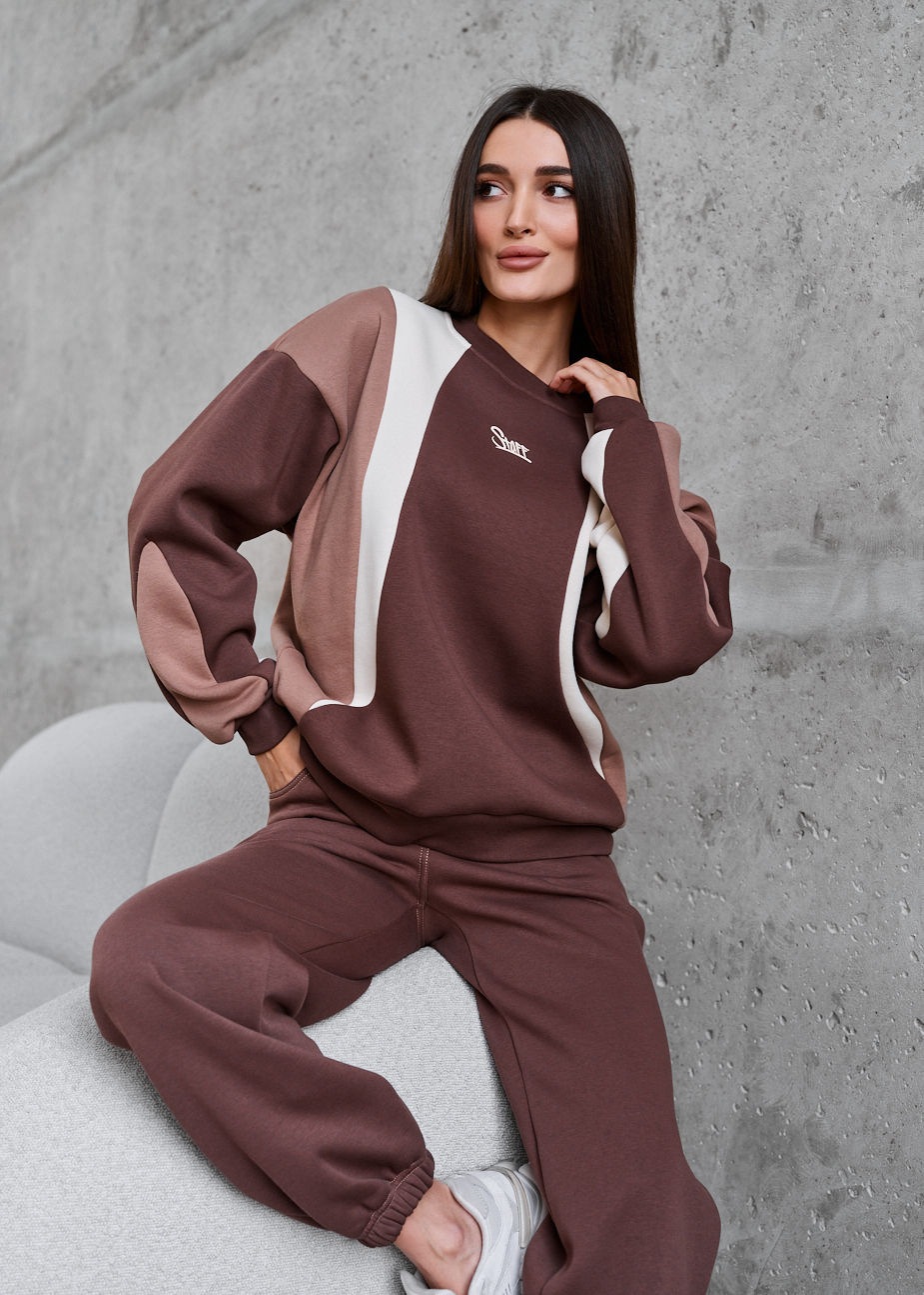 Bluza Staff st mix logo oversize fleece