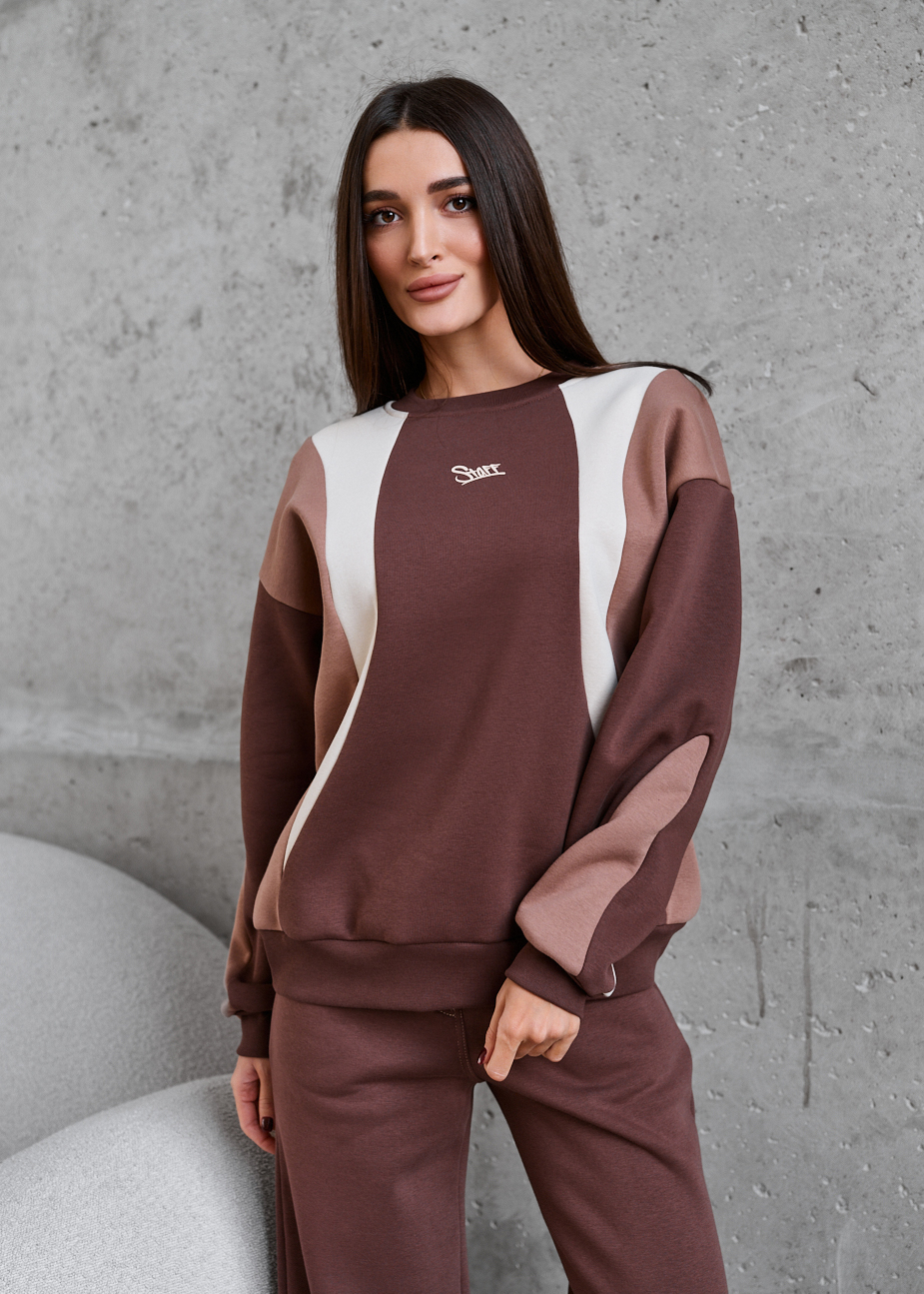 Bluza Staff st mix logo oversize fleece