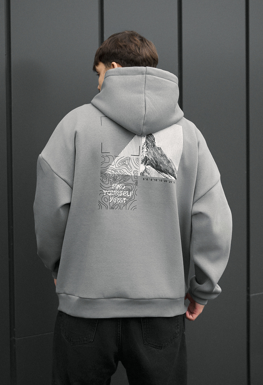 Bluza Staff find yourself oversize fleece