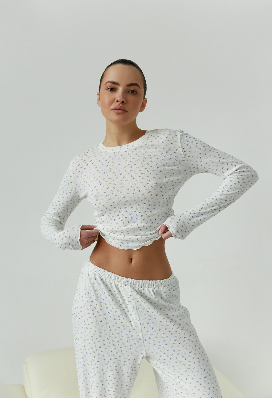 Piżama damska Staff lov white