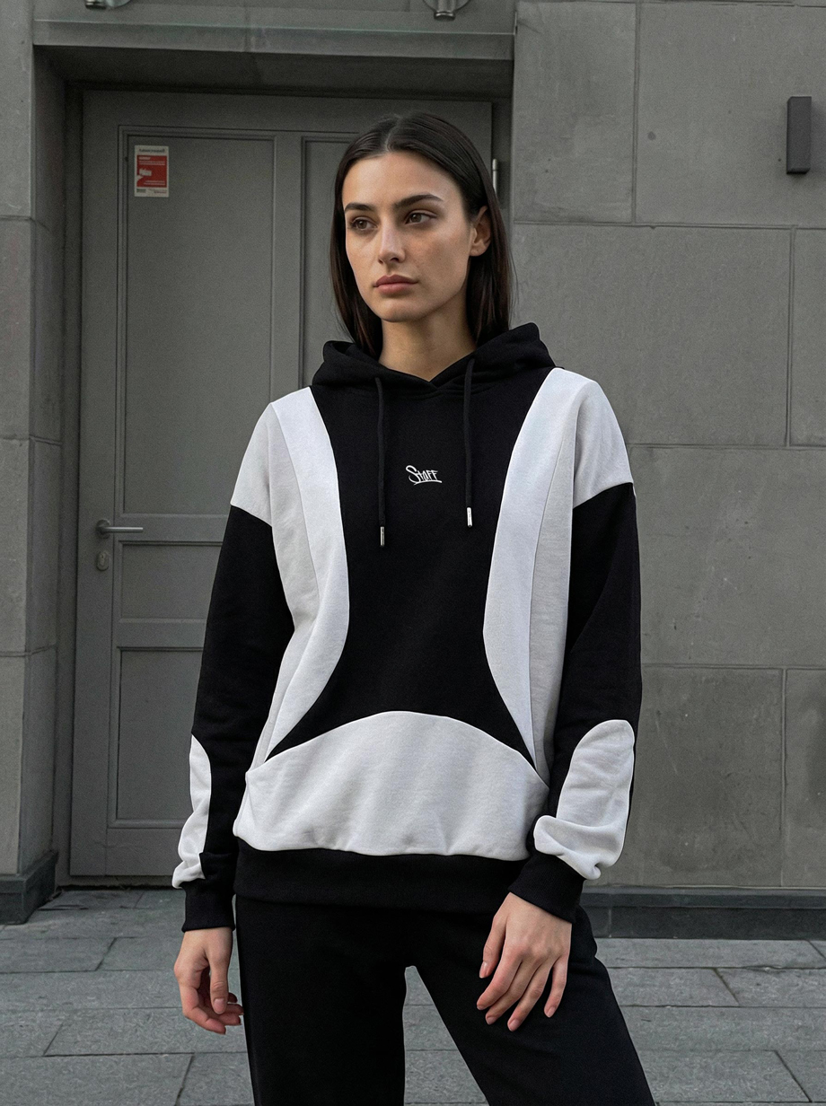 Bluza Staff cus logo mix oversize