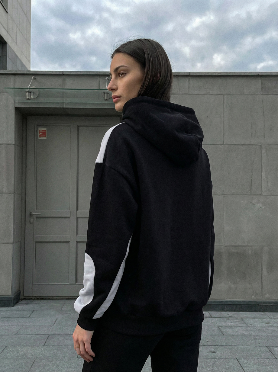 Bluza Staff cus logo mix oversize