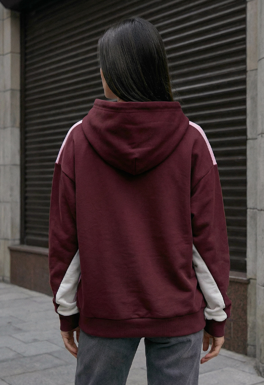 Bluza Staff cus logo mix2 oversize