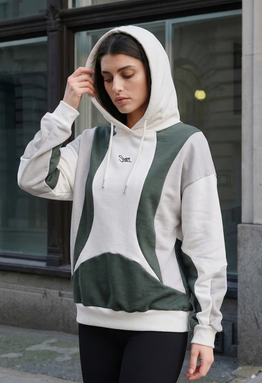 Bluza Staff cus logo mix3 oversize