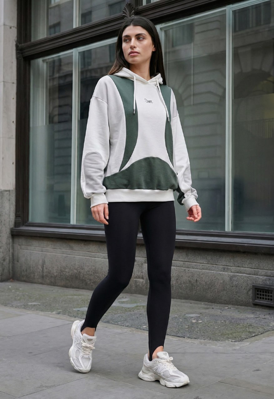 Bluza Staff cus logo mix3 oversize