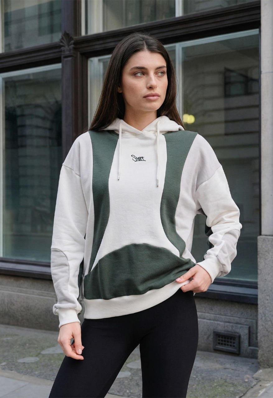 Bluza Staff cus logo mix3 oversize