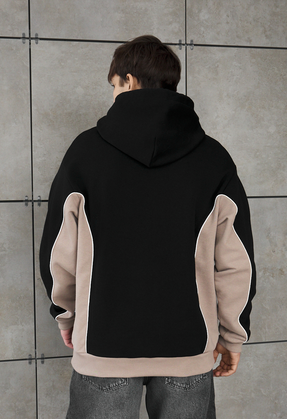 Bluza Staff ra black & brown reflective