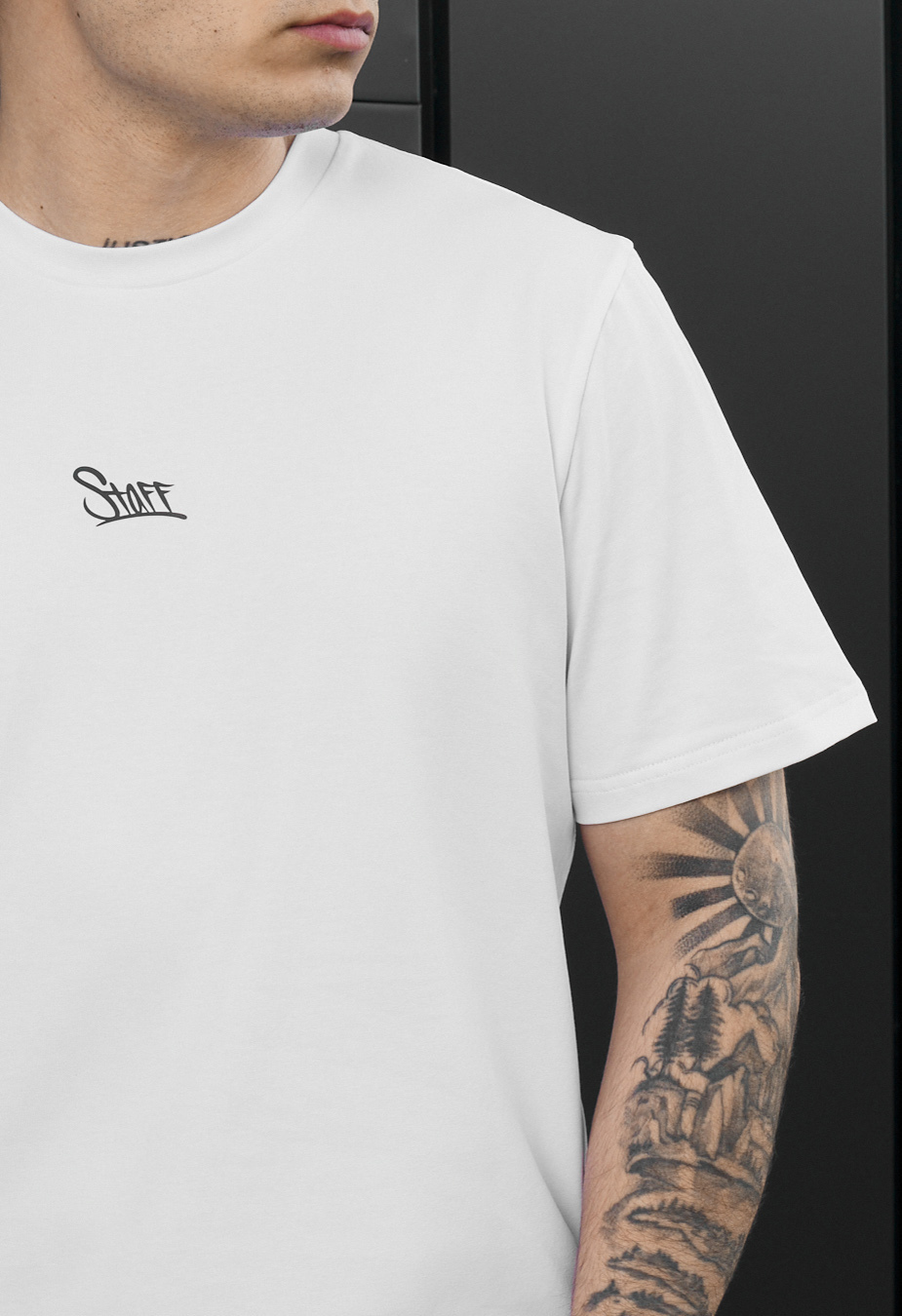 Koszulka Staff logo reflective white