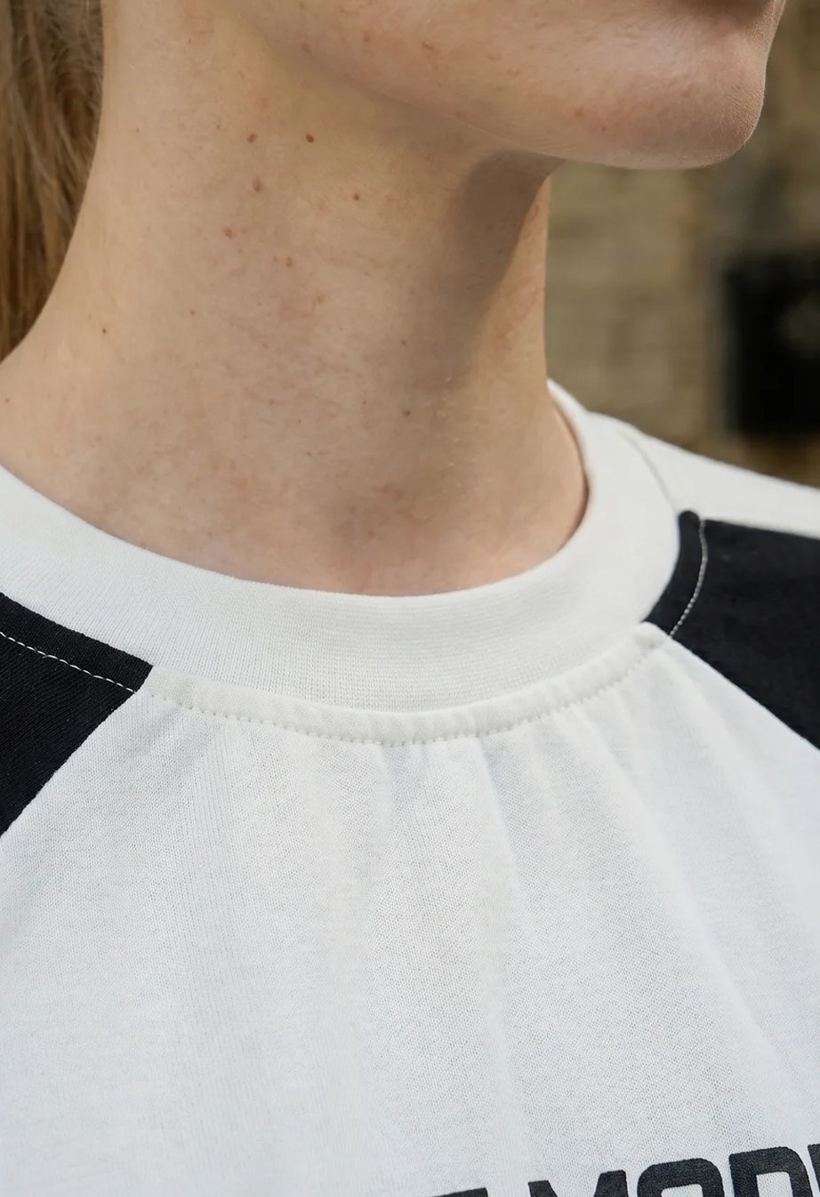 Longsleeve Staff sim white & black