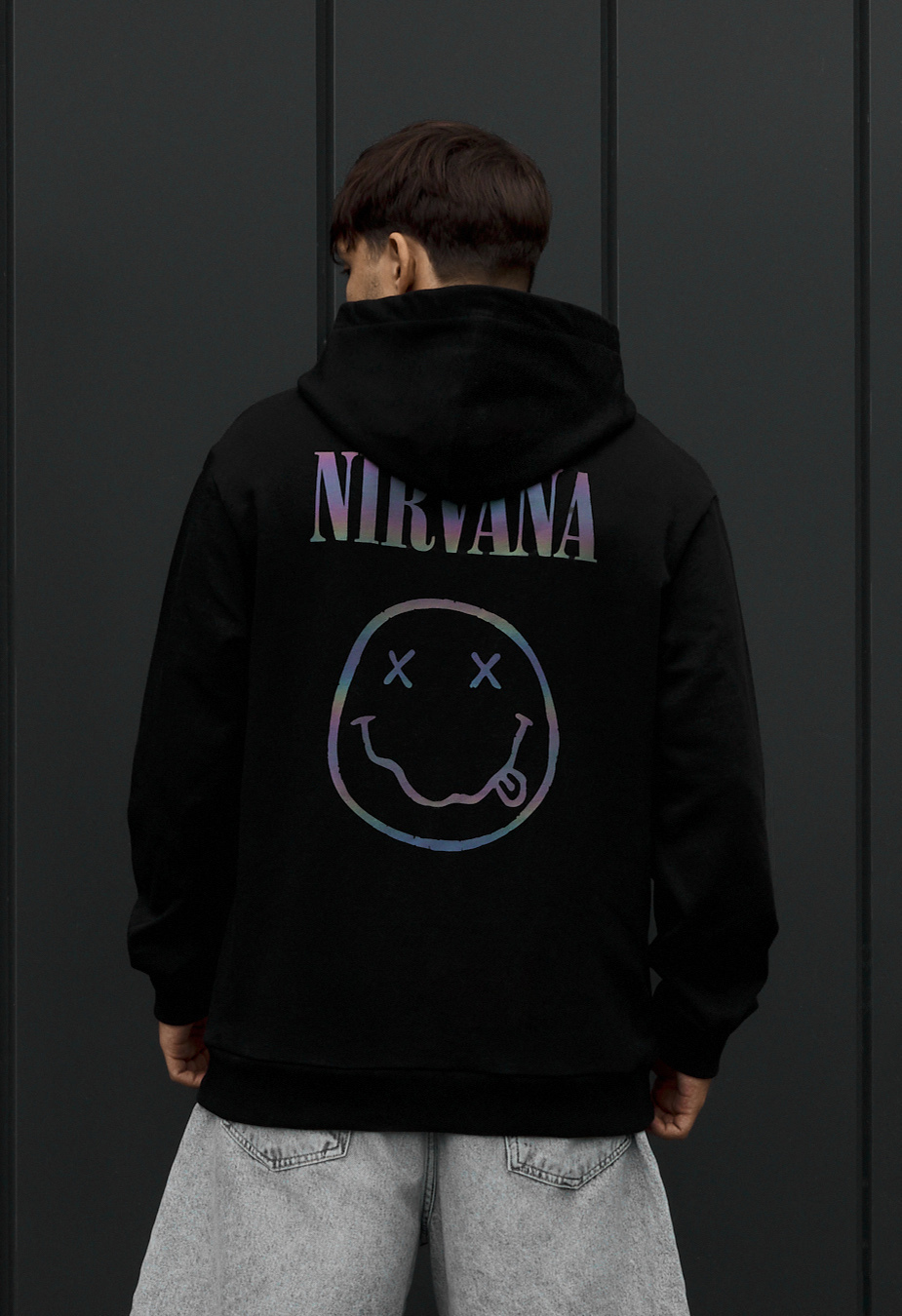 Bluza Staff nirvan reflective oversize