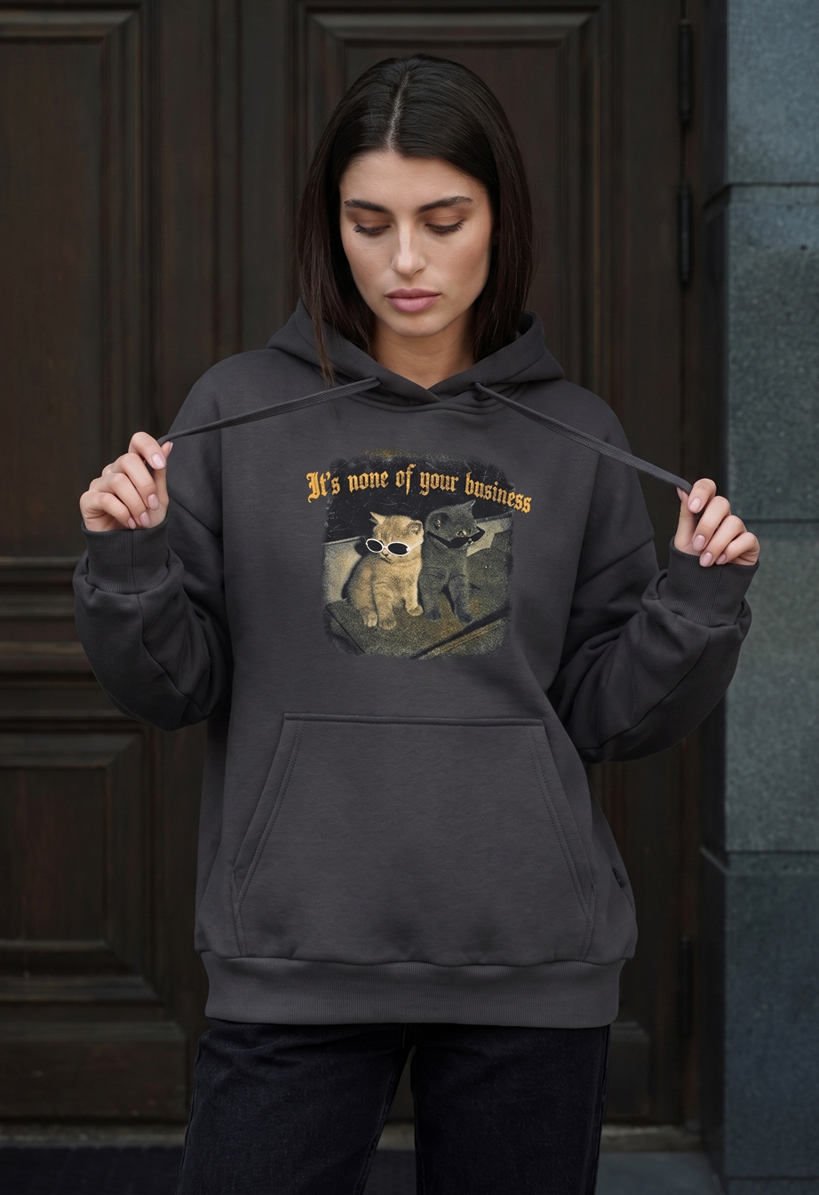 Bluza Staff business oversize fleece